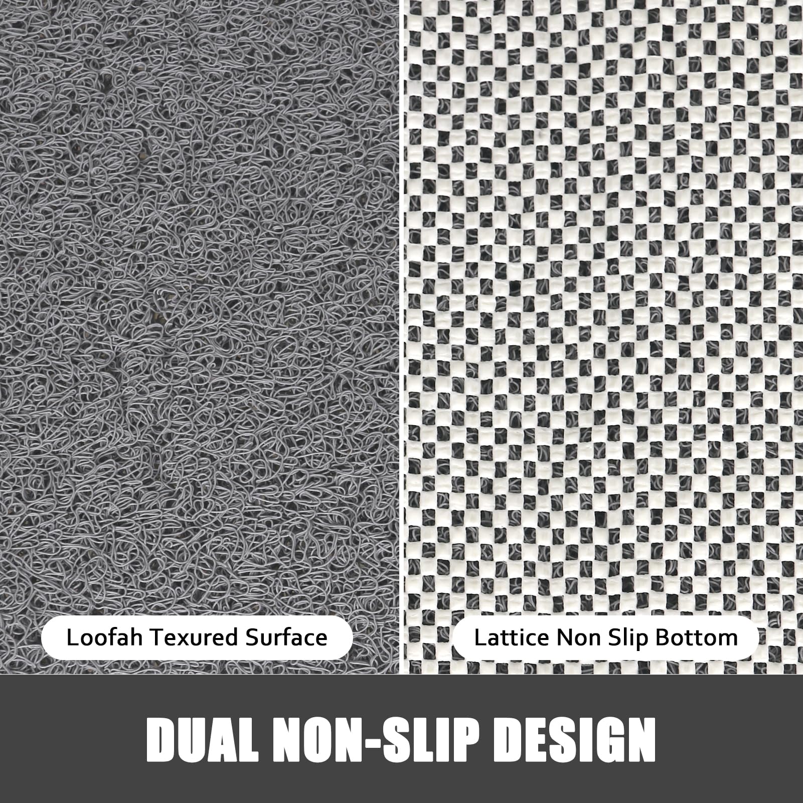 Macunin Alfombrilla De Ducha Antideslizante 80x100 Cm Extra Grande | PVC Suave Con Agujeros De Drenaje | Secado Rápido Y Antimoho | Ideal Para Ancianos Y Embarazadas