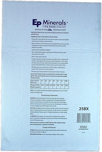 Miniatura 2 de EasyGo Product Celatom Diatomaceous Earth DE Ayuda para Filtro de Piscina – Filtración de Piscinas y Spa – 25 Libras