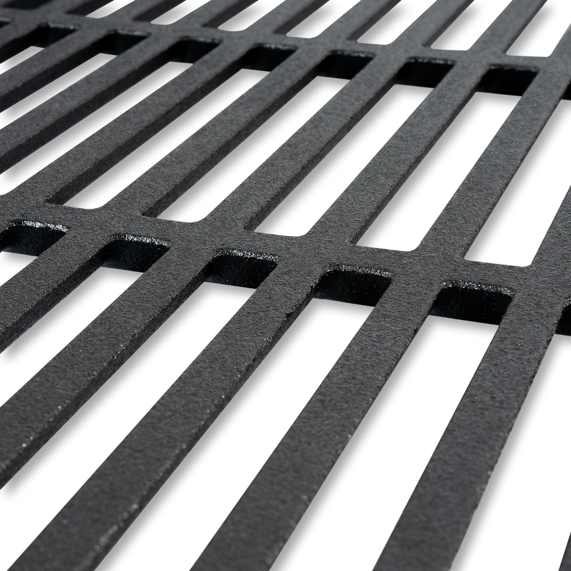 BBQ-TORO Griglia per Barbecue in ghisa 26 x 44,5 cm 2 Pezzi Set