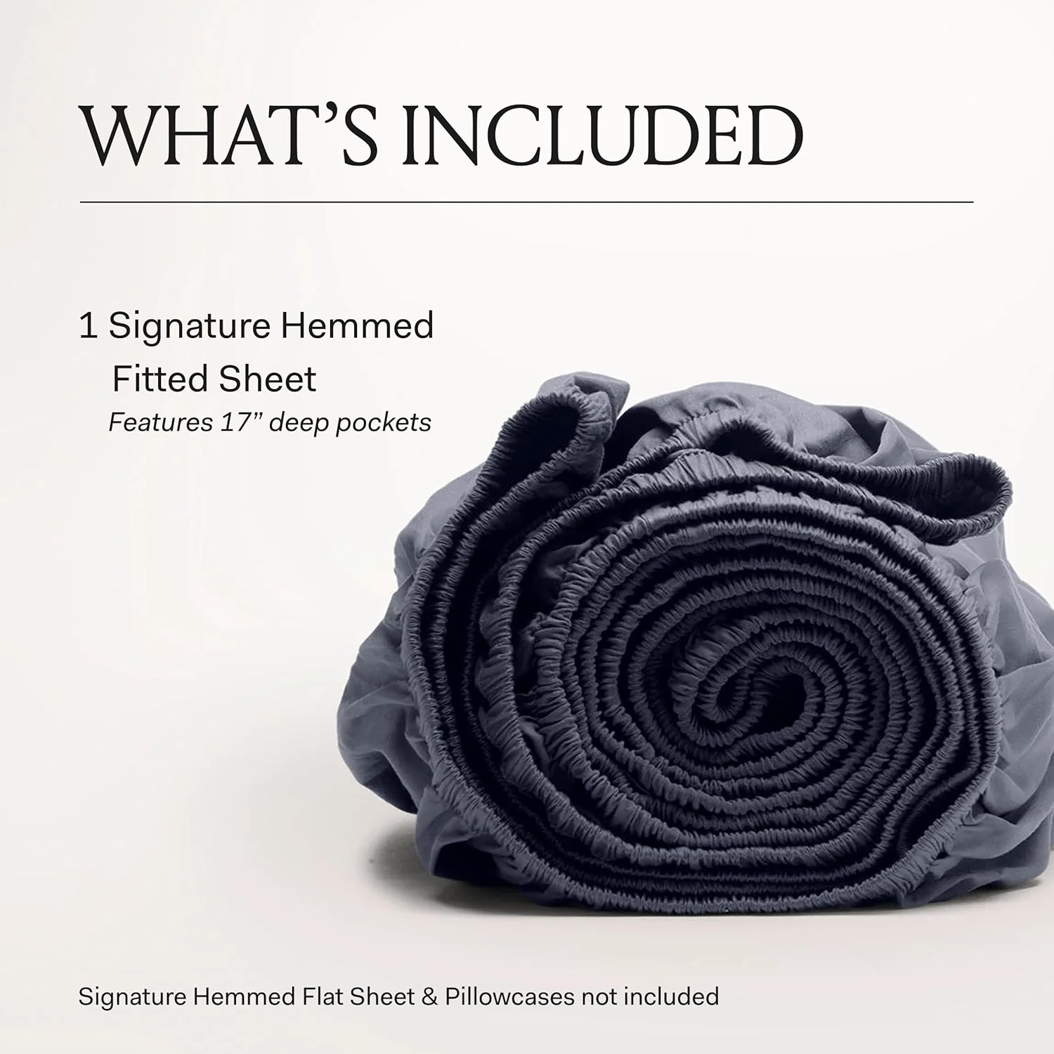 Boll & Branch Signature Hemmed Fitted Sheet - King, White - 100% Organic Cotton - 1 Fitted Sheet Only - Image 3