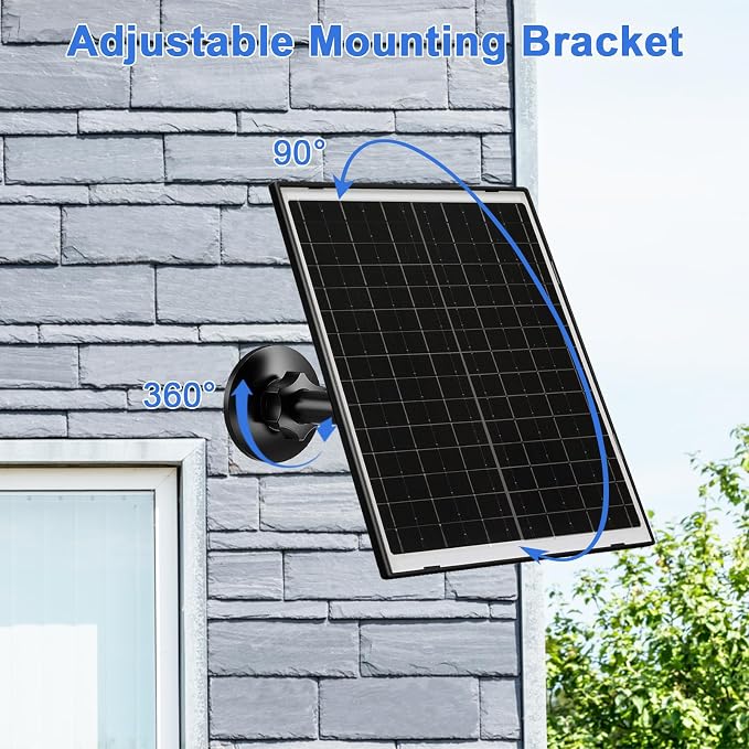 Panel Solar 10W FUTUREZEN para Cámaras, 2 Unidades miniatura 7