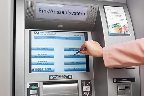 Miniatura 3 de Troika Construction Liliput PIP25/BK - Bolígrafo multitarea (pequeño), bolígrafo de herramientas, regla de centímetros/pulgadas, destornillador