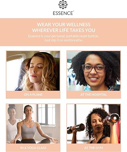 Vista 74 de Essence - Difusor nasal de aromaterapia portátil, alivio de alergias, anillo de nariz de aceite esencial, clip de aroma personal para viajes