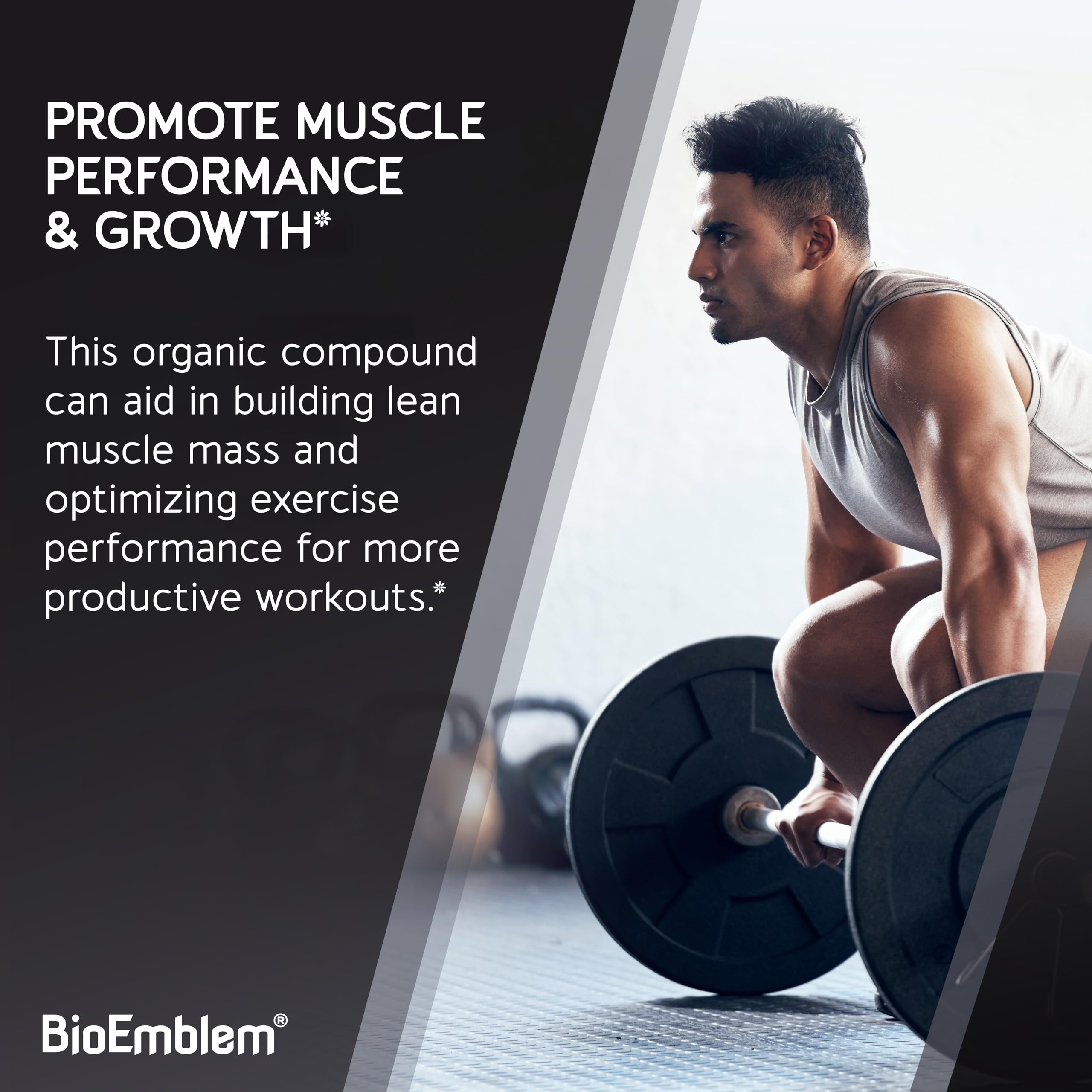 BioEmblem Creatine Monohydrate Powder - Micronized, Unflavored, 300g — Amazon image 3