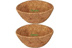 HALEDAZE Premium 14 Inch Coco Liners for Hanging Baskets