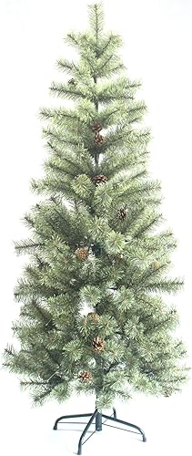 Amazon 愛しクリスマスツリースリムヌードツリークリスマス松ぼっくり付き1センチメートル150センチメートル北欧おしゃれクリスマスツリー クラシックタイプ高級ドイツトウヒツリー クリスマスツリー おもちゃ