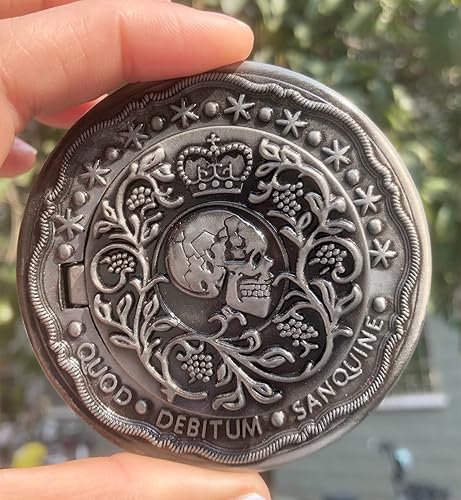 Miniatura 3 de Blood Oath Marker Coin Novelty Metal Coins John Movie Props Cosplay Collecting Coin for Fans for Men Women Teen (Silver Coin)