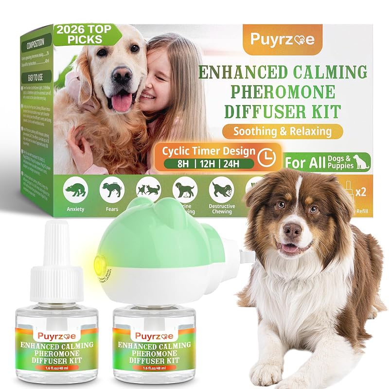 Difusor de feromônios para cães puyrzoe com temporizador e 2 refis