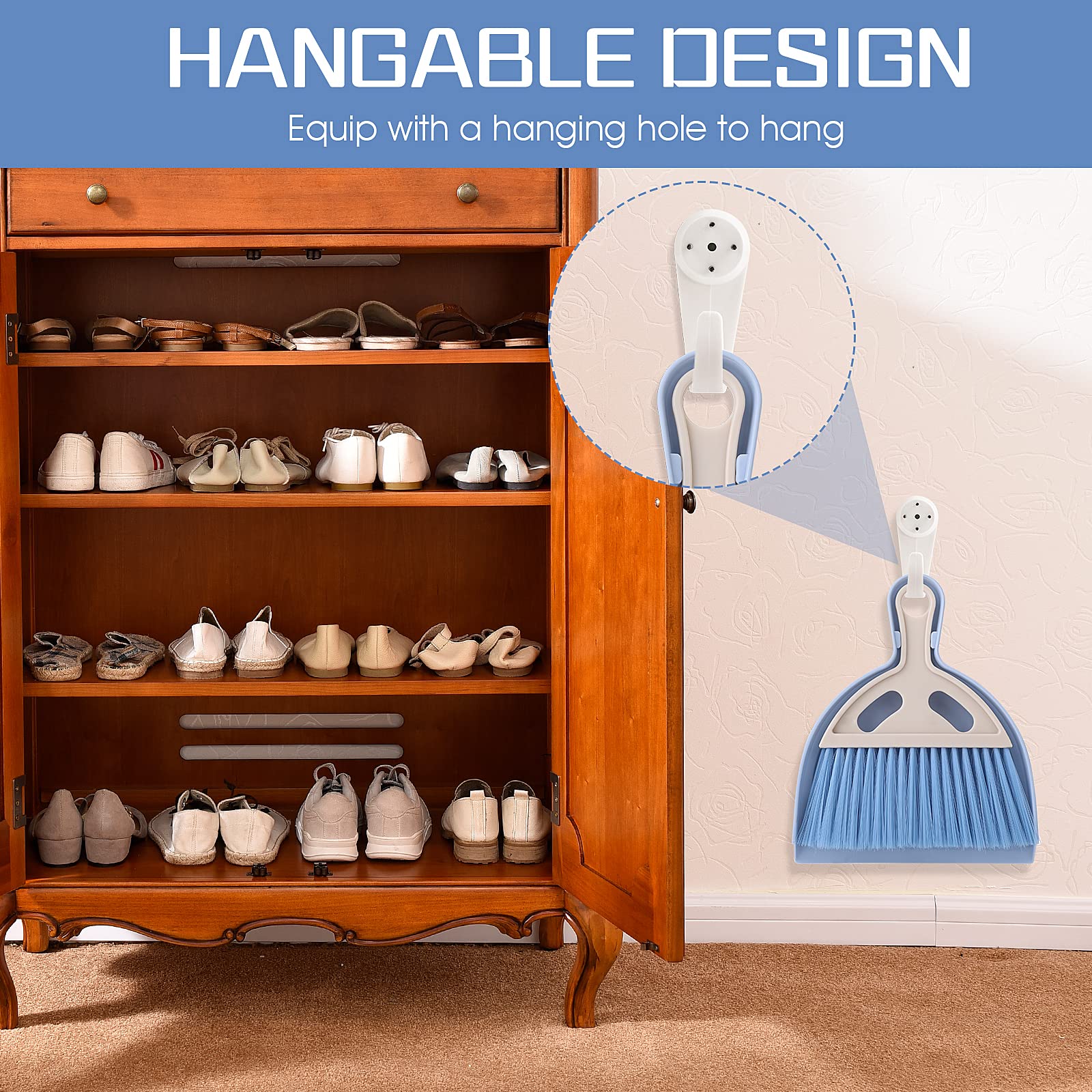 Cobee Petit Ensemble De Nettoyage Pour Balai Et Pelle à