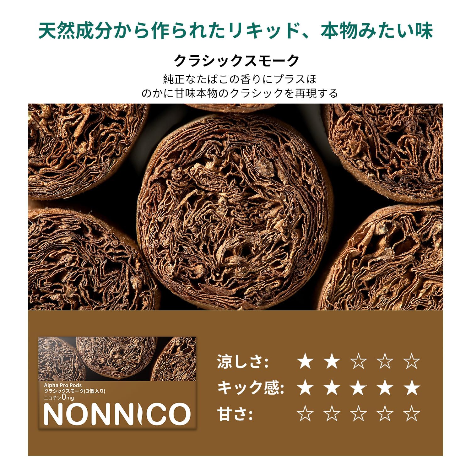 Amazon | NONNICO Alpha Pro Pods 専用Cartridge vape pod 電子タバコ