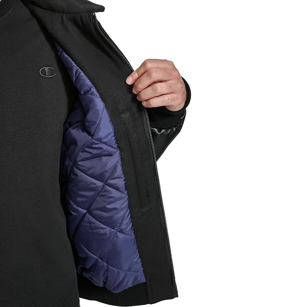 Champion Men's Letterman Varsity Bomber Zipper Closure