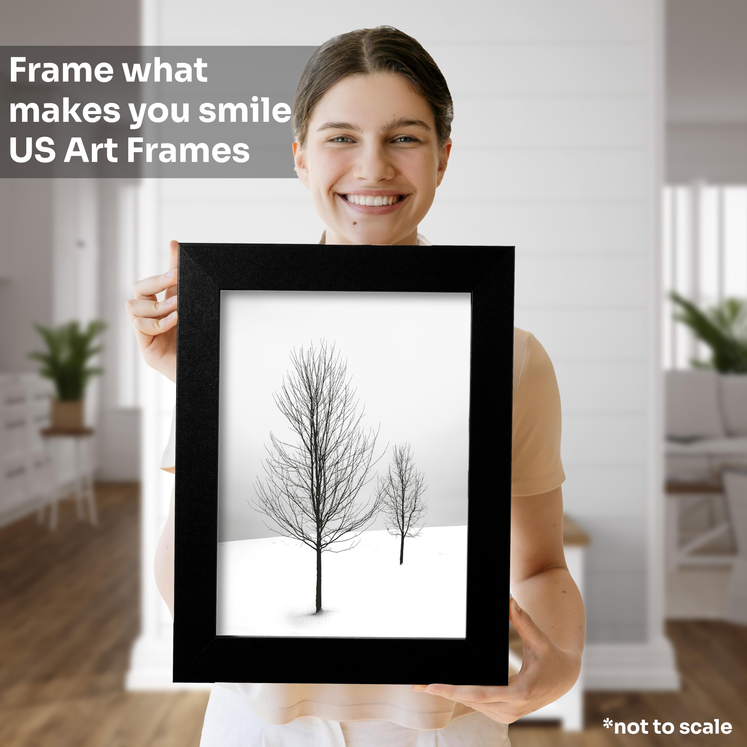 Amazon.com - US Art Flat Black 18x25 Picture Frame - Handmade