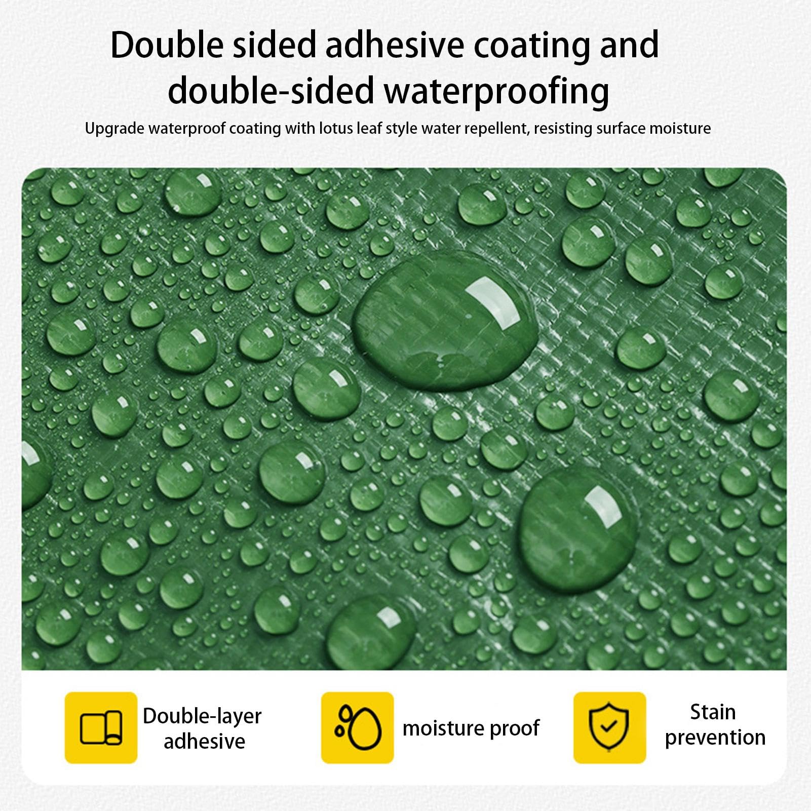 Bâche de tente – Tapis de sol imperméable pour plage, hamac – Tente épaisse portable pour camping, camping, aventure – Vert