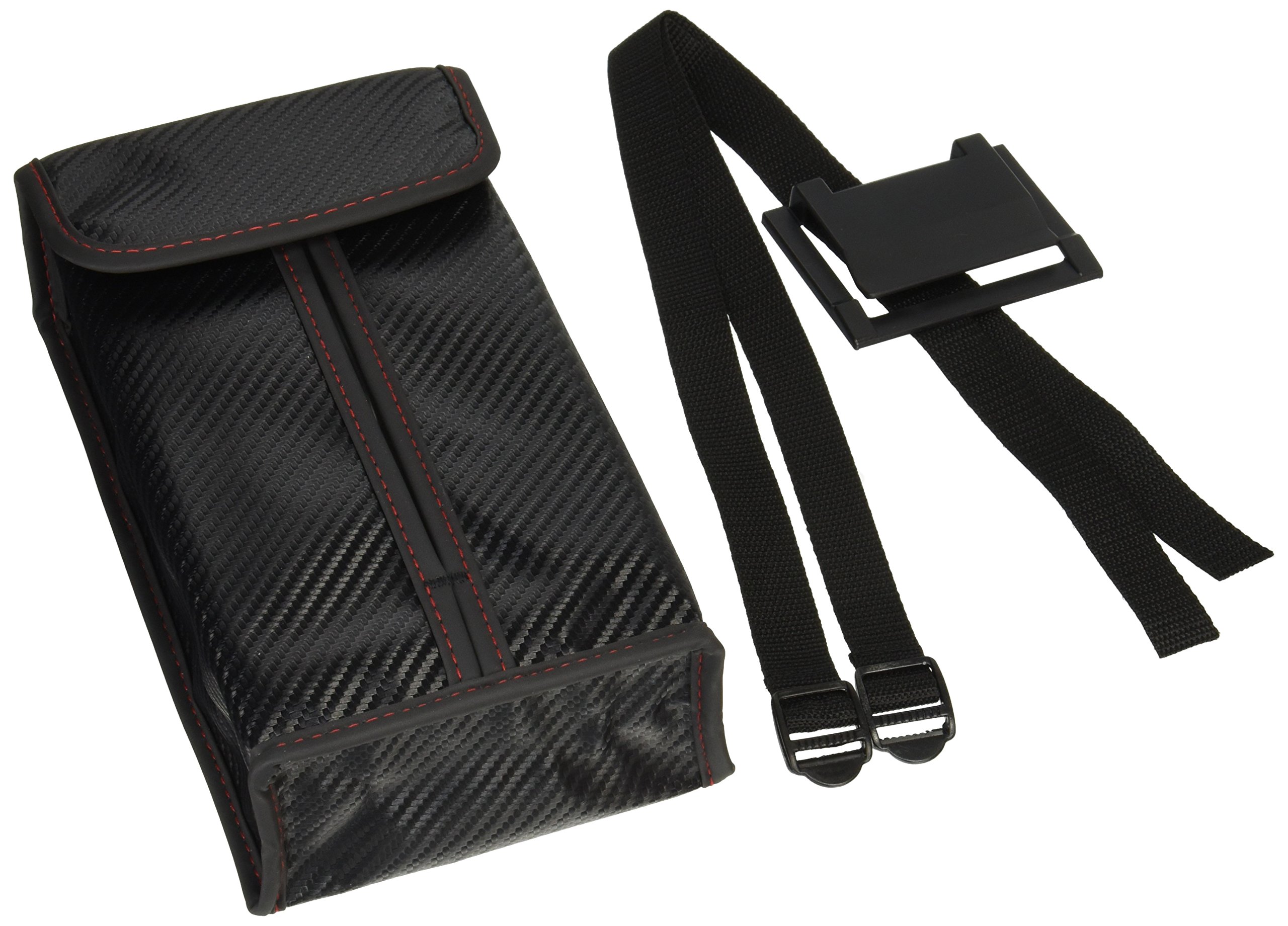 SEIWAtissue cover 4WAY tissue cover carbon carbon pattern black car W846