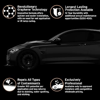 Ethos Graphene Coating PRO V2.0 for Cars: 10-Year Protection, Extreme Hydrophobic Shine, 50ml Paint Guard