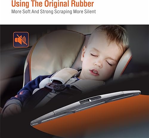 Miniatura 5 de WOWIPER Limpiaparabrisas trasero de 14 pulgadas (14-B), haz clic y listo