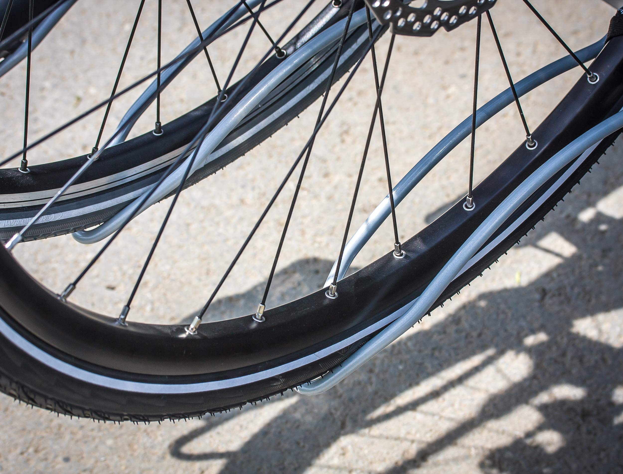 EUFAB 11514 Porte basculant pour 4 vélos, Gris