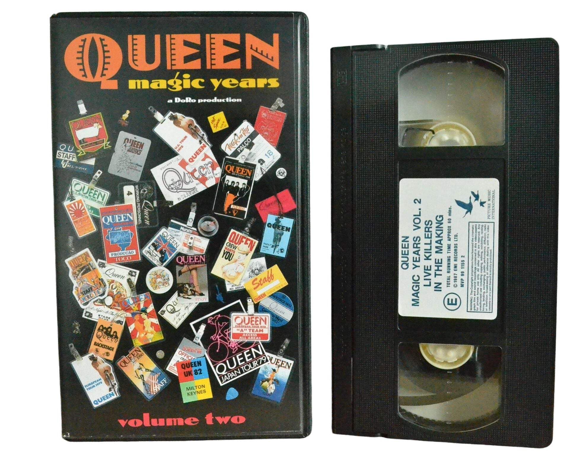Queen Magic Years Volume 2 VHS Italia recupera videos musicales descatalogados