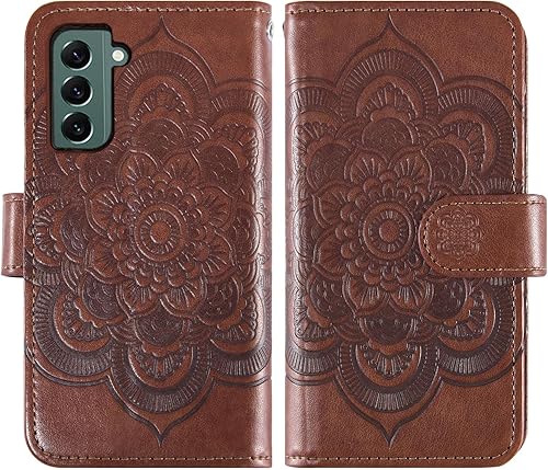 Miniatura 7 de Asuwish Funda de teléfono para Samsung Galaxy S22 Plus S22+ 5G Funda tipo cartera con protector de pantalla de vidrio templado y soporte para