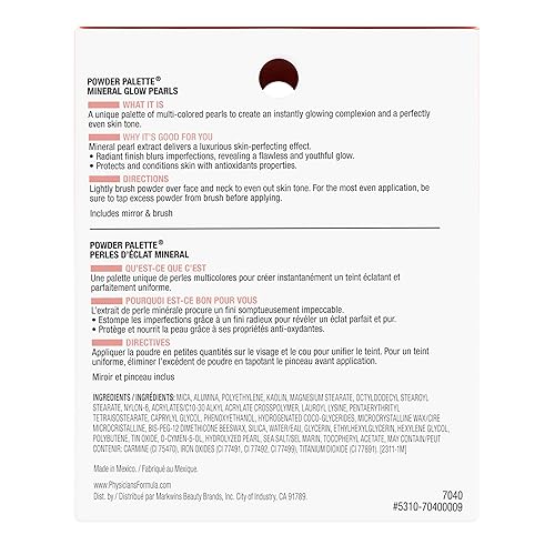 Miniatura 7 de Physicians Formula Paleta de polvos de perlas minerales brillantes, perlas translúcidas, 0.28 onzas