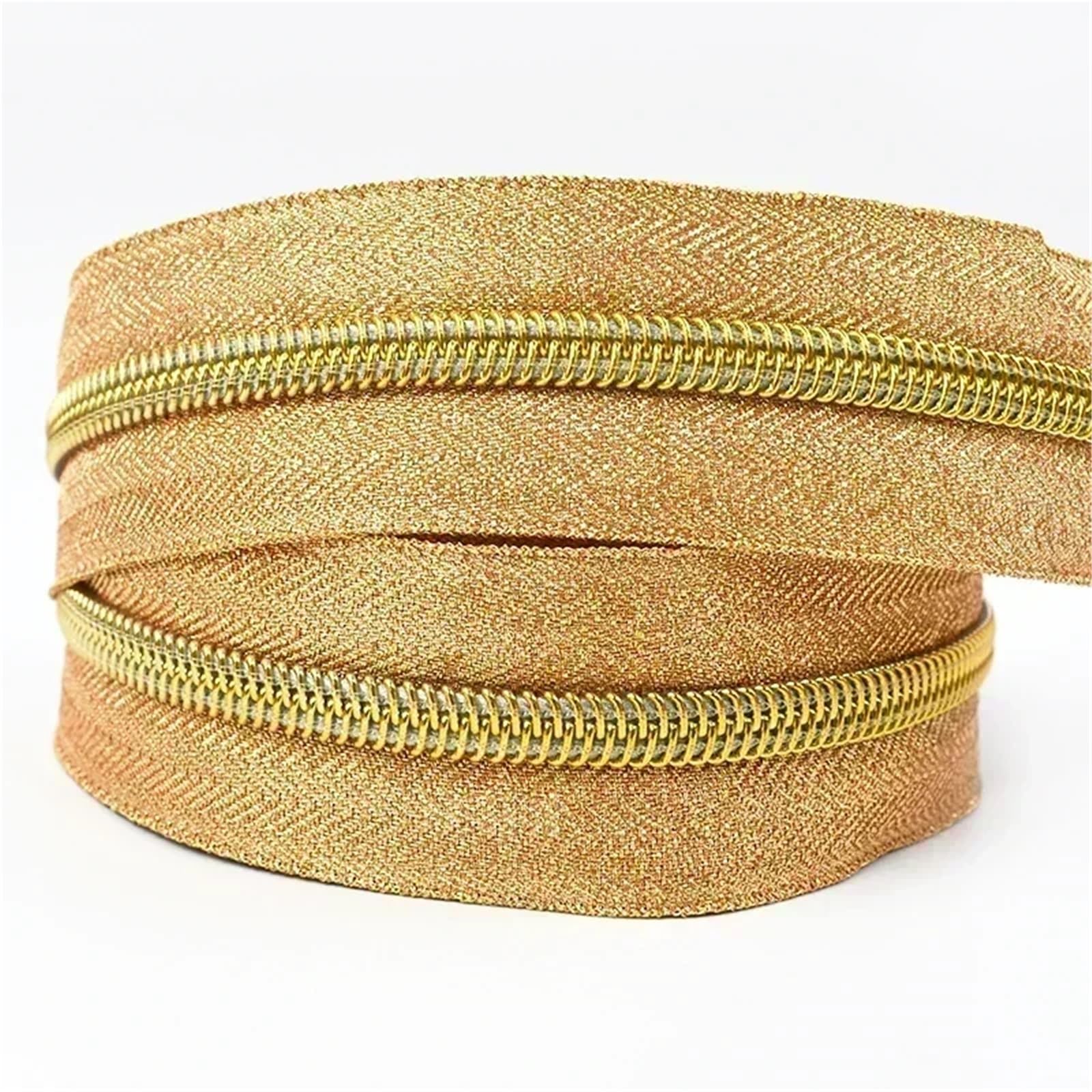 Two Way Separating Zipper, 1m No5 Multicolor Nylon Coil Two Way Zipper Tape Slider for Bag Clothing Repair Sewing(Burgundy)