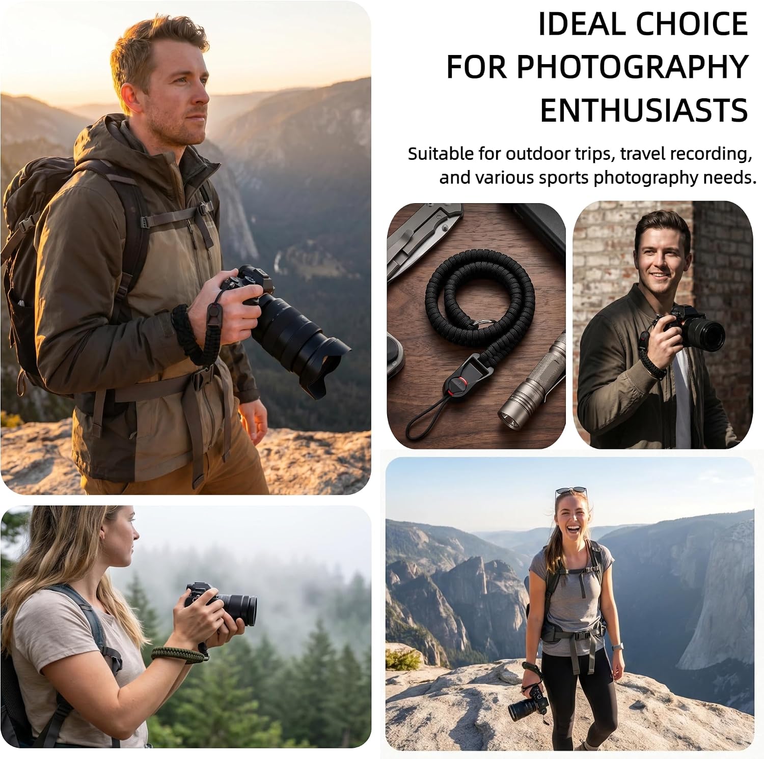 Camera Wrist Strap,Adjustable Nylon Wrist Straps With quick-release buckle,Camera Strap for DSLR Mirrorless Camera