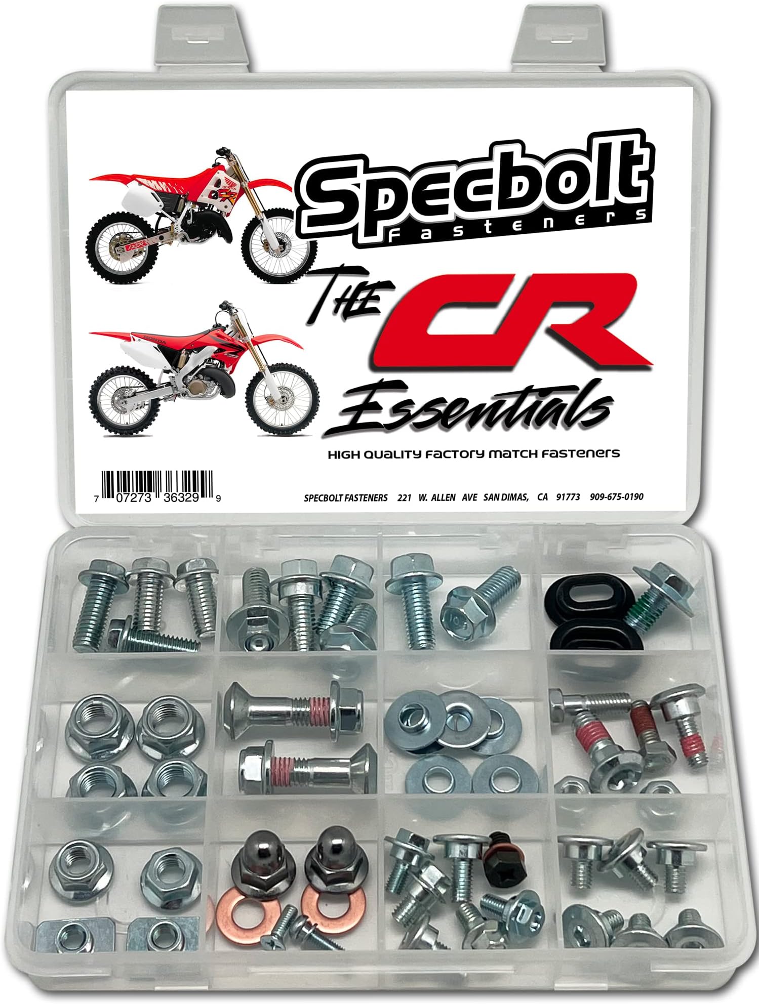 Specbolt CR 85 125 250 500 Essentials Bolt Kit Fits All Honda CR80 CR85 CR125 CR250