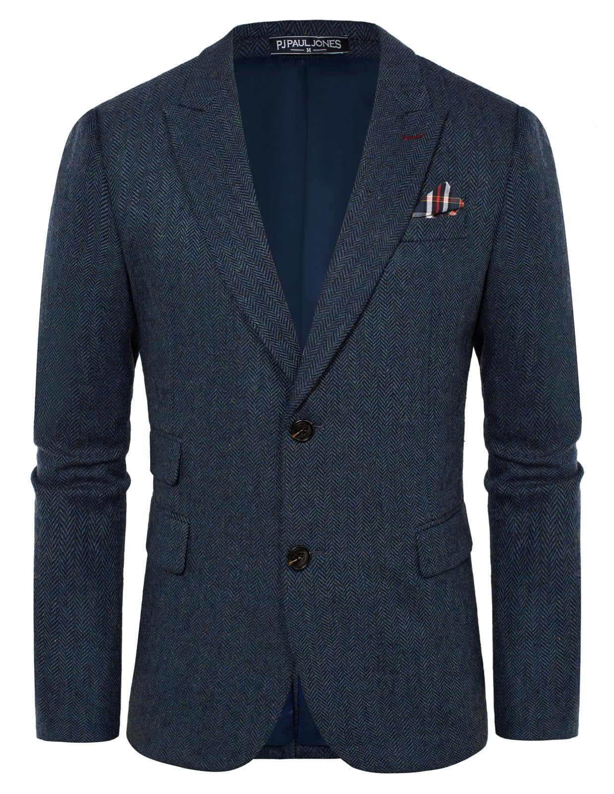 PJ PAUL JONES Sakko - Blazer britannico da uomo, vestibilità normale, con 2 bottoni, stile moderno