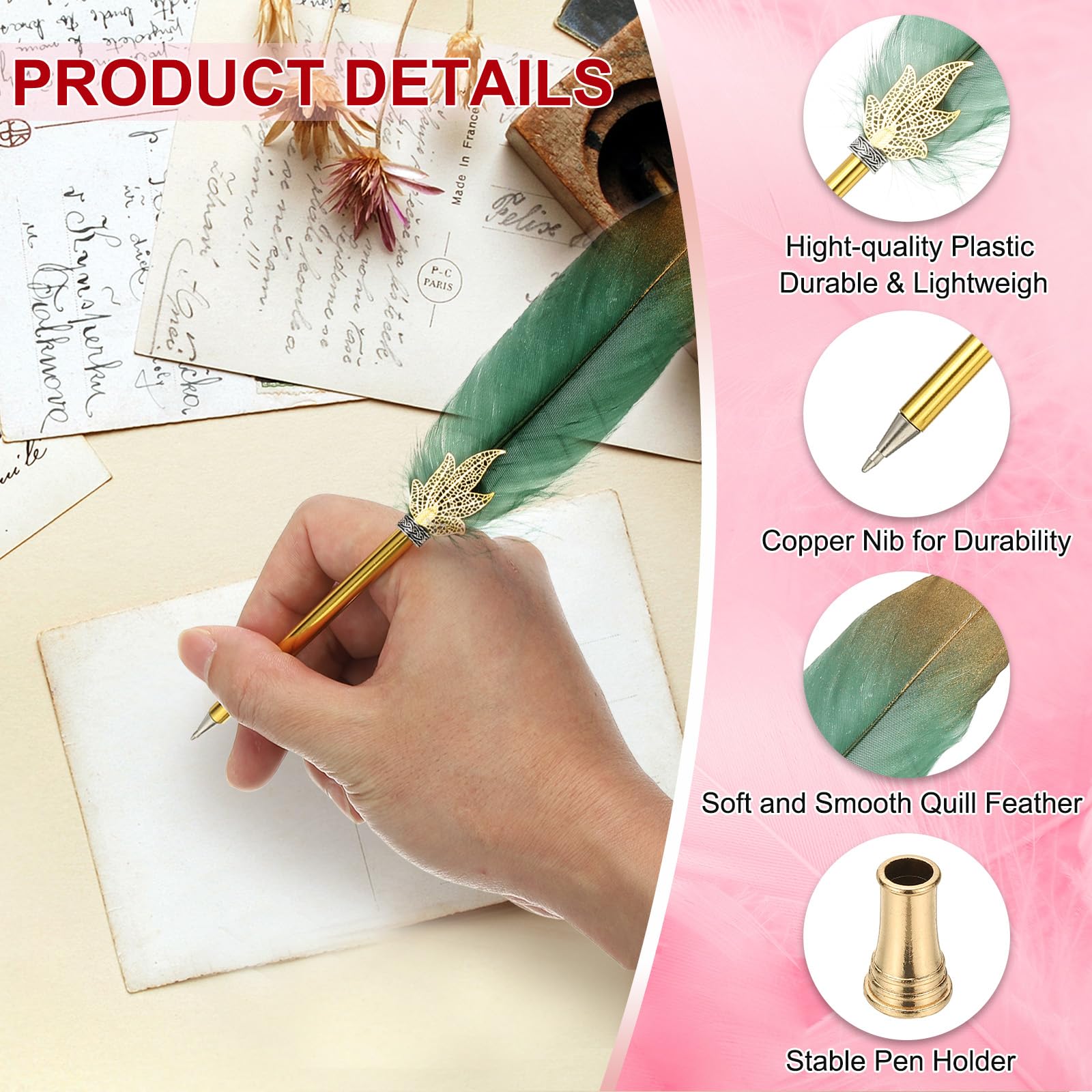 PATIKIL Feather Pen Quill - Image 3
