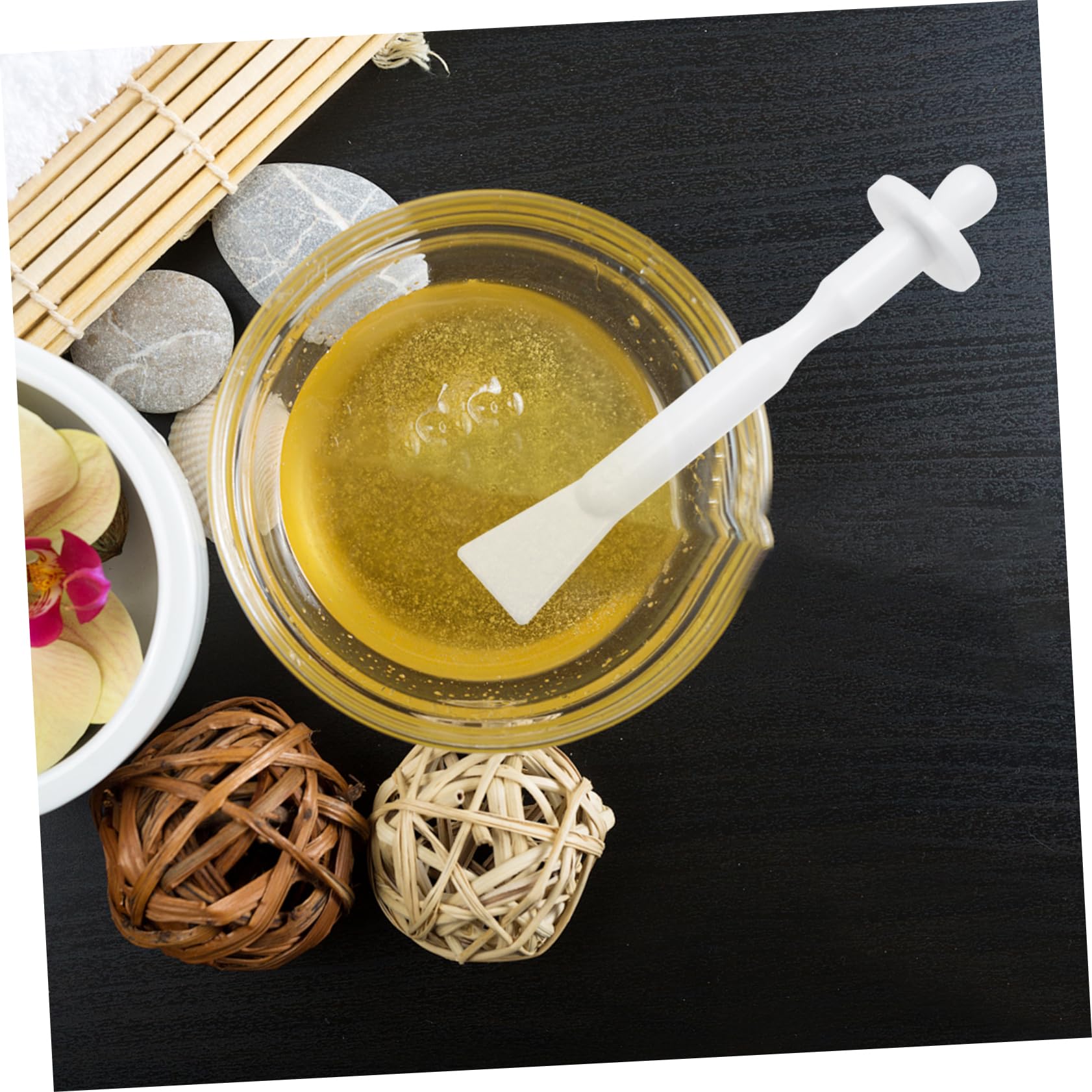 HAPINARY 2sets Nose Wax Applicators Wax Sticks for Hair Removal inside Nose Waxing Strips Smooth Rod 30pcs*2