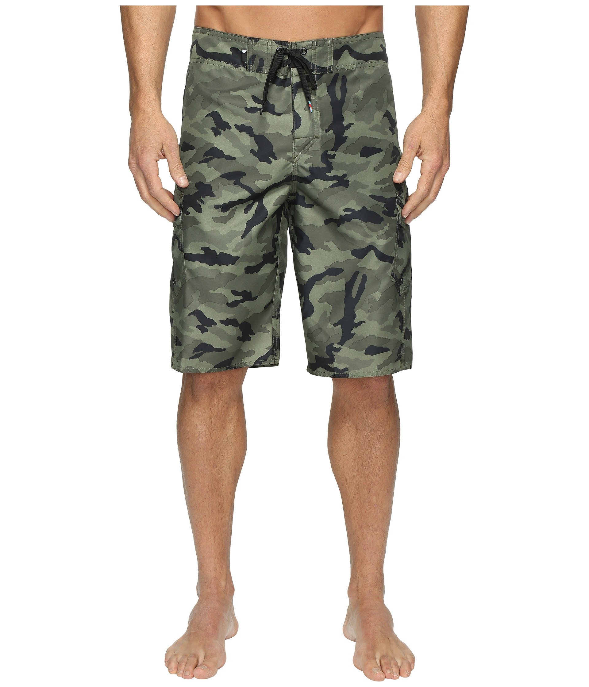 Quiksilver Men's Manic Camo 22 Boardshort, Forest Night, 33