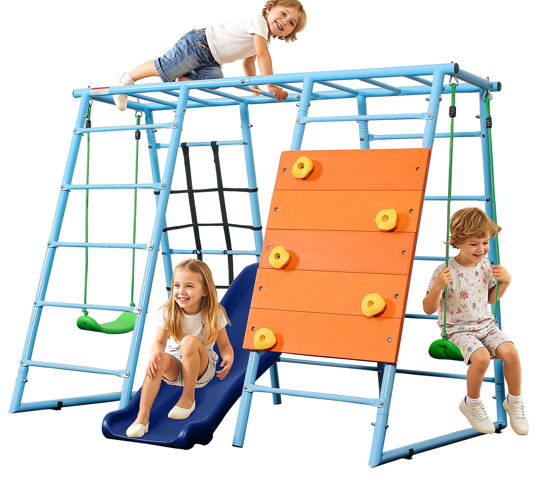 Amazon.com: YuAnWe 6 in 1 Indoor Jungle Gym, Toddler