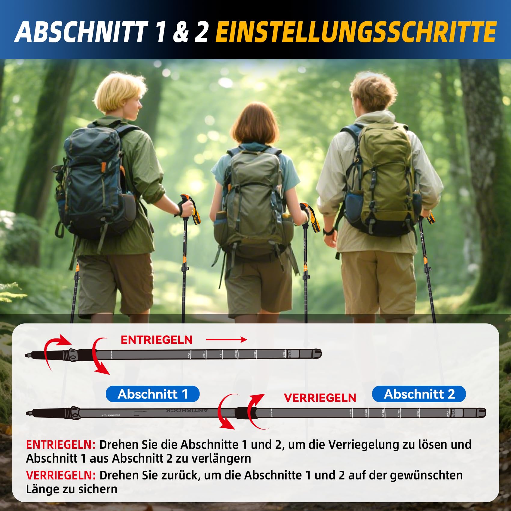 Bastoncino da trekking