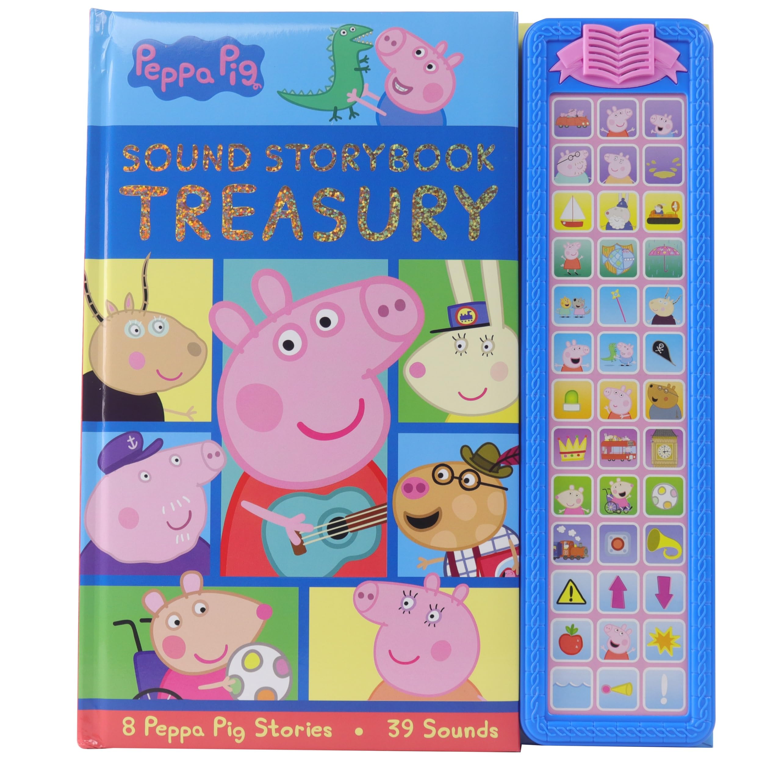 Peppa Pig - Sound Storybook Treasury 39-Button Sound Book - PI Kids (Play-A-Sound)