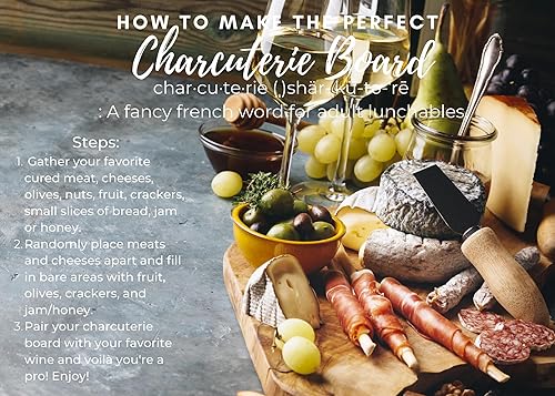 Miniatura 6 de Minimalist Personalized Marble & Wood Charcuterie Cheese Serving Board For Bridal Shower Wedding Engagement Birthday Thank You Housewarming