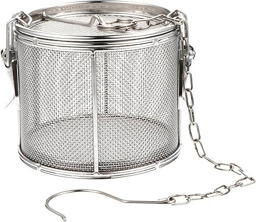 Cabilock Caja de marinada de acero inoxidable colador de malla de bola infusor de té Infusor de filtro de sopa, filtro de acero, tamiz de té, hoja disponible en Yaxa Venezuela