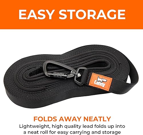 Miniatura 7 de Canny Recall - Correa de entrenamiento para perros Correa extra larga resistente para entrenar perros y cachorros en el parque o patio Entrena a