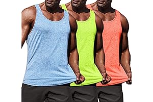 COOFANDY Men's 3 Pack Summer Tank Tops
