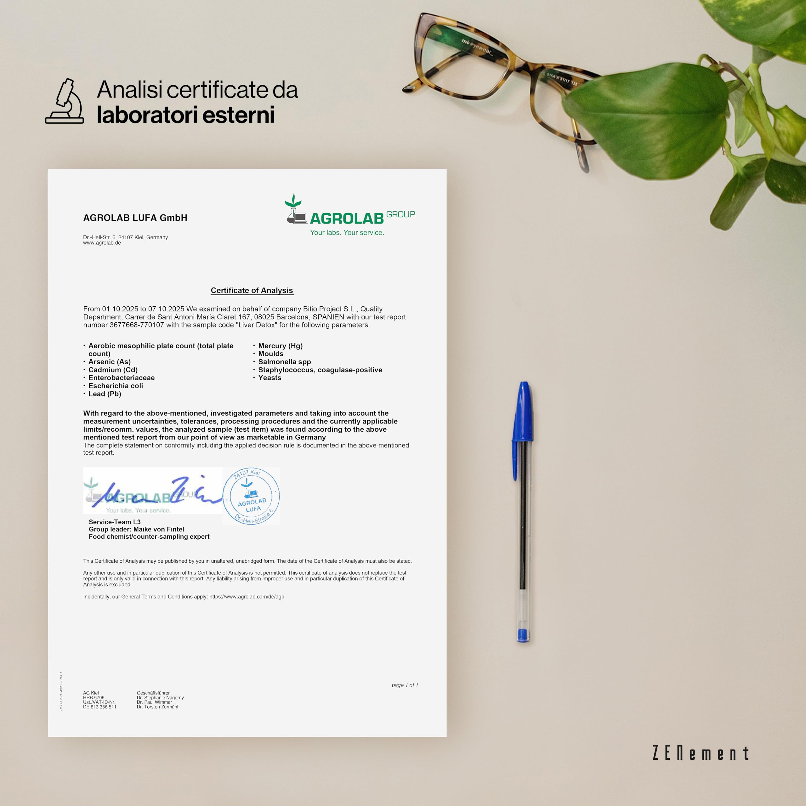 Cardo Mariano, Carciofo, Curcuma, Tarassaco e Bioflavonoidi - Integratore Detox Fegato con Vitamina C Naturale che Contribuisce alla Protezione Cellulare - 180 Capsule Vegane - Zenement