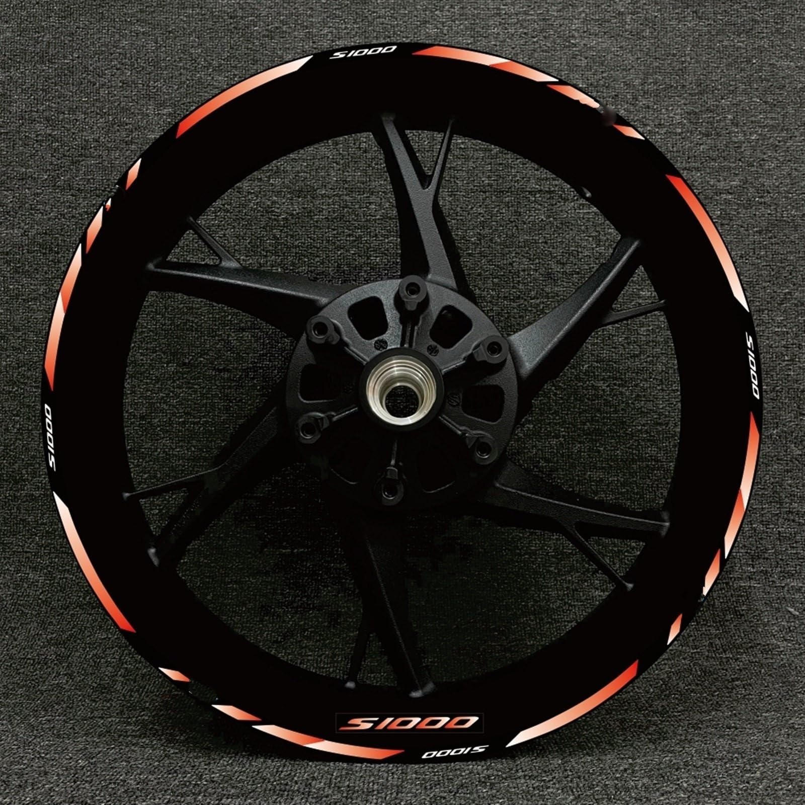Motorcycle Wheel Sticker Rim Decal Hub Stripe Tape for BMW S1000XR S1000R 1000RR(Color22)