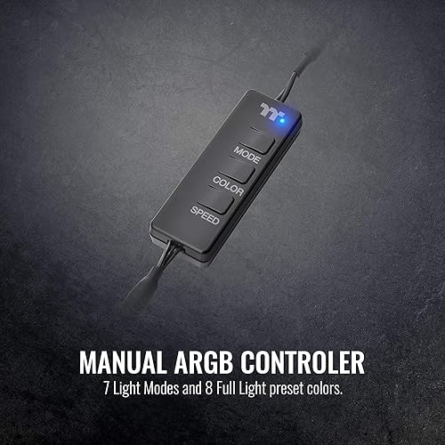 Miniatura 27 de Thermaltake TH120 ARGB Sync V2 - Enfriador líquido de CPU/Enfriamiento líquido ALO/ventilador 4.724 in*1/PWM 500 ~ 2000 RPM/Mirror Waterblock/MB