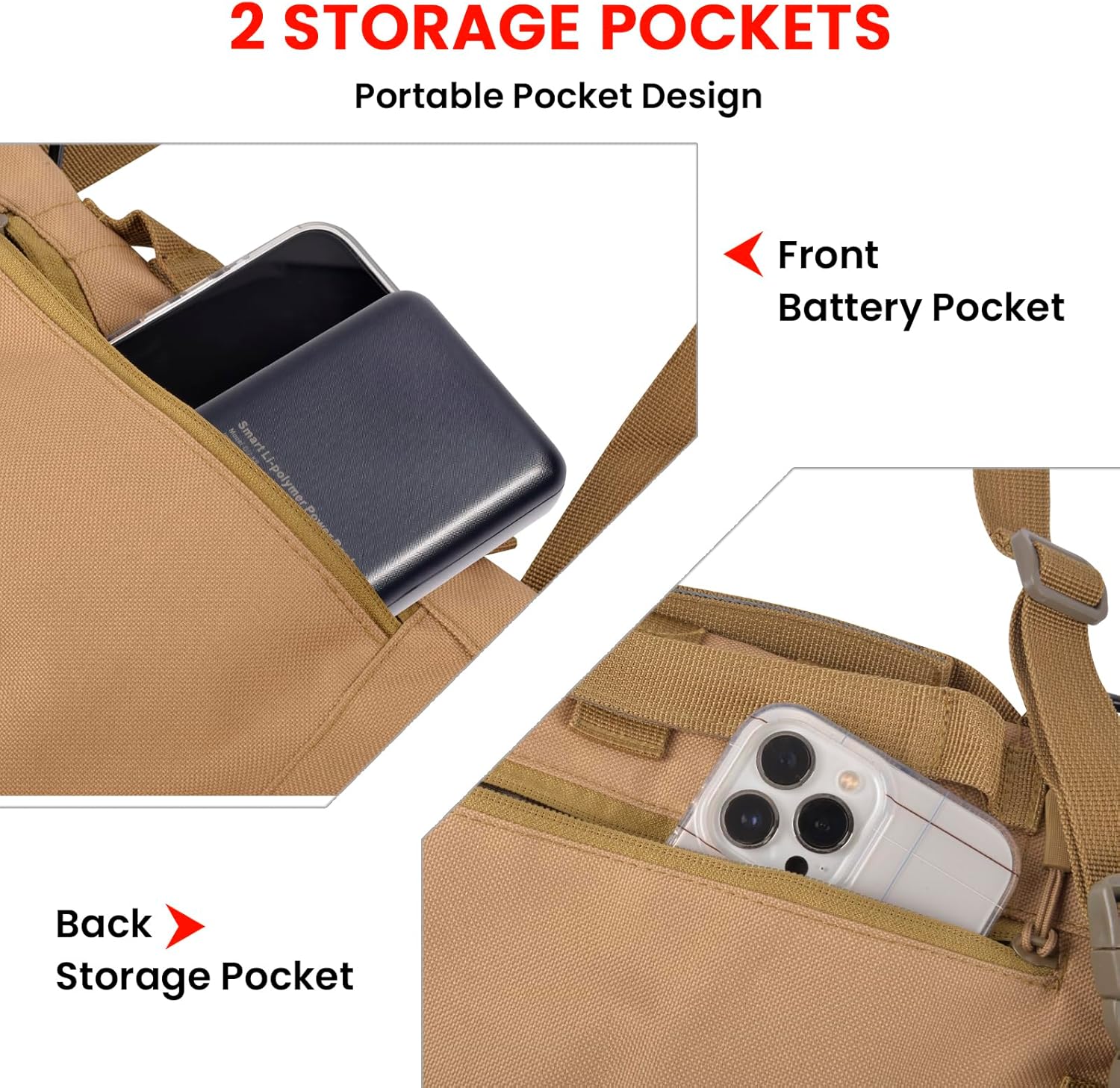 Hand Warmer Pouch - Warming Glove for Women Men, Hand Heater for Hunting Football Golf Camping Fishing