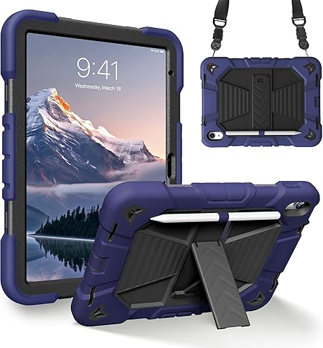 Miniatura 20 de Kenke - Funda para iPad 11/10ª generación con portalápices 11/10.9 pulgadas 2025 A16/2022, carcasa trasera transparente de acrílico PC duro y borde