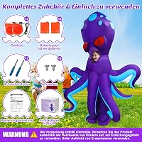 Danxilu Felfújható Jelmez Felnőtteknek - Polip és Dinoszaurusz Teljes Test Állatjelmez Férfiaknak és Nőknek - Vicces Cosplay, Party és Ünnep 6