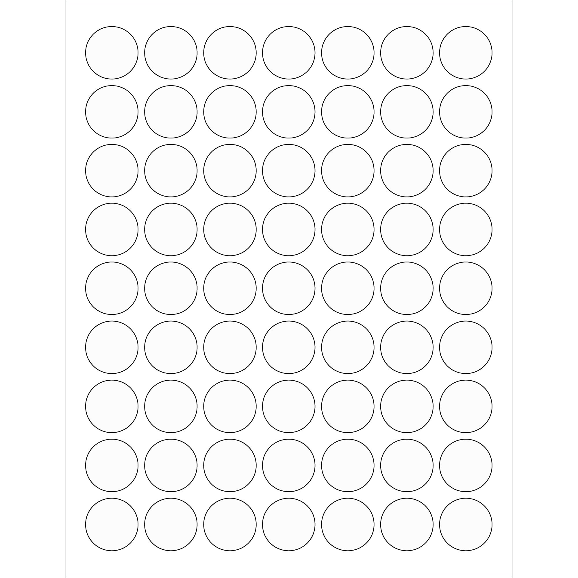 Snapklik.com : Tape Logic Aviditi Tape Logic 1" Clear Circle Labels