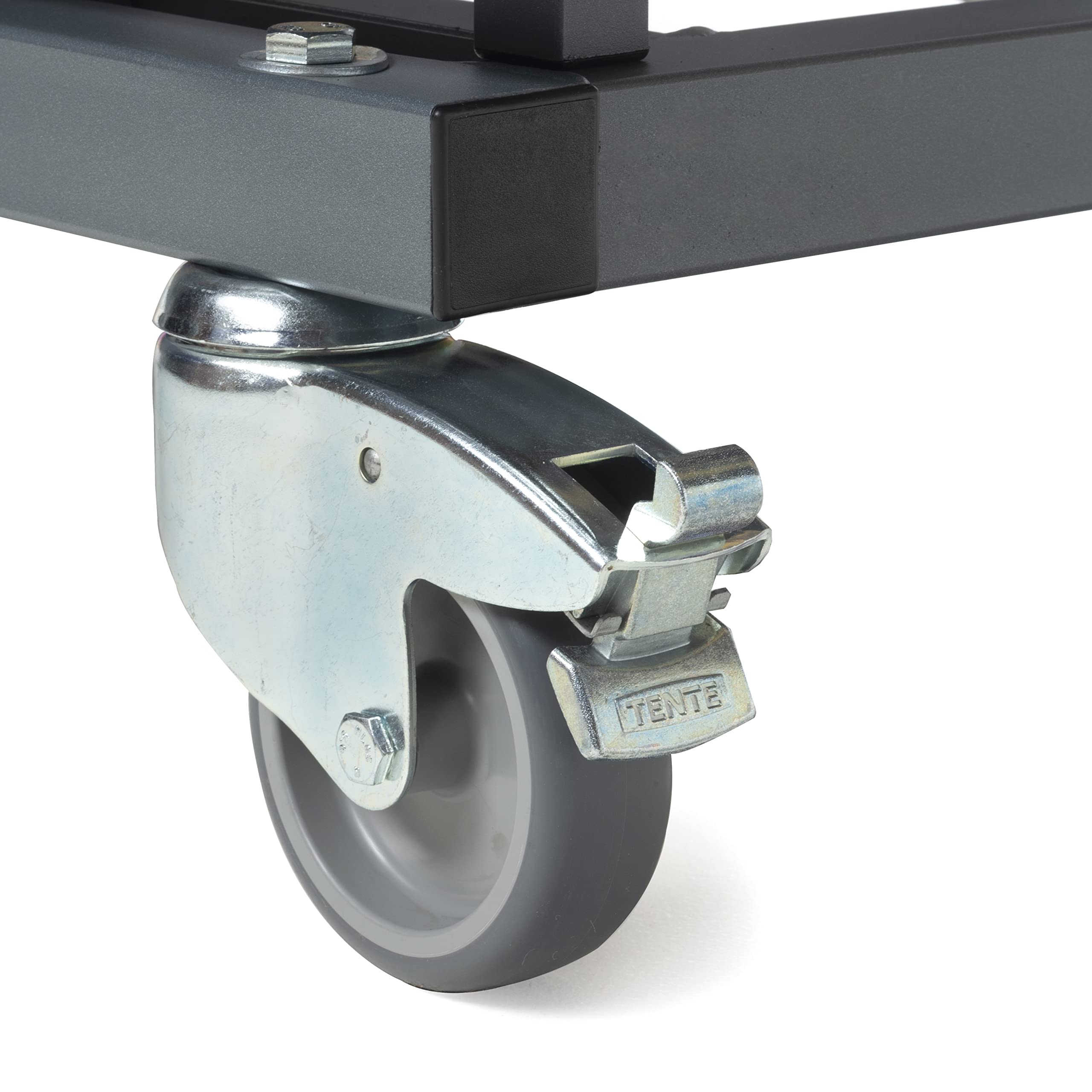 Ferlex - Letto snodato geriatrico con carrello elevatore (105 x 190, ringhiere + materasso sanitario)