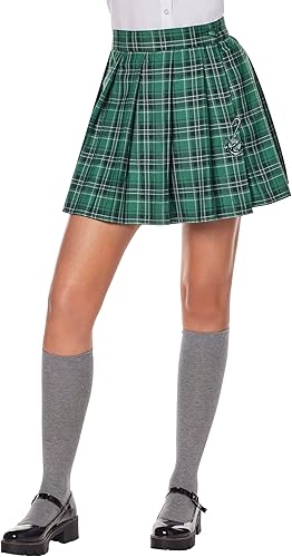 Spirit Halloween Falda a cuadros con logotipo de Harry Potter para adultos, con licencia oficial, disfraces de Harry Potter, accesorios de Harry