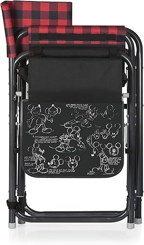 Miniatura 3 de PICNIC TIME Disney Mickey Mouse - Silla de directores para exteriores con mesa auxiliar, silla de playa para adultos, silla de campamento con mesa,