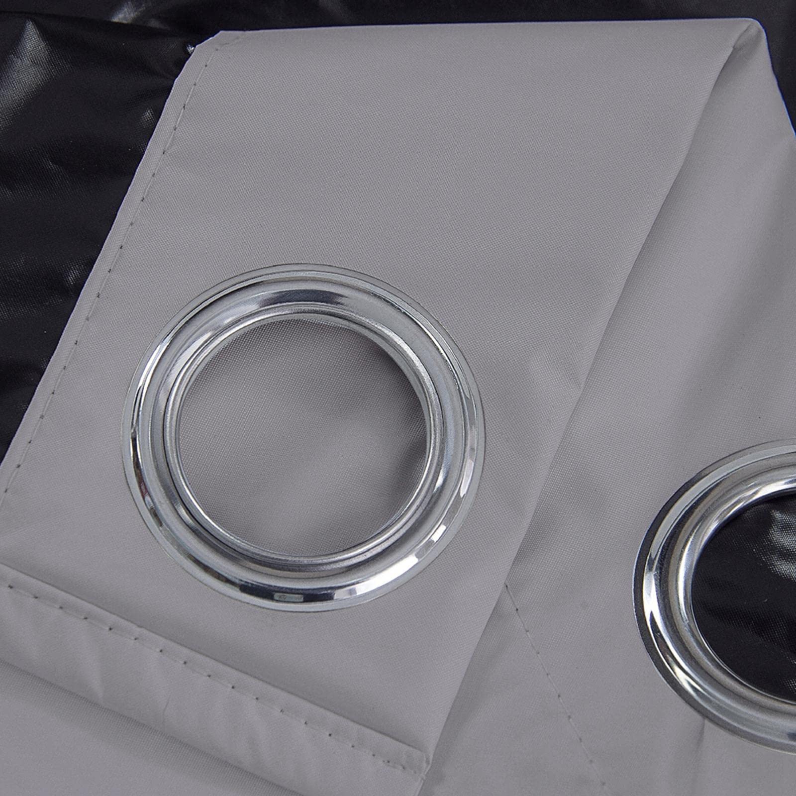 VMS INDIA Grommets on Top and Bottom Outdoor Waterproof Curtain W54 x H96 in-image-8