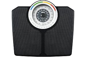 Analog Scale for Body Weight, Wider Platform, No Battery